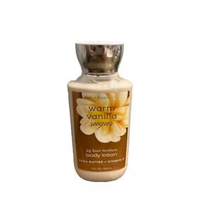 Bath & Body Works Warm Vanilla Sugar 24 Hour Mousturizing Lotion Full Size 8 oz.